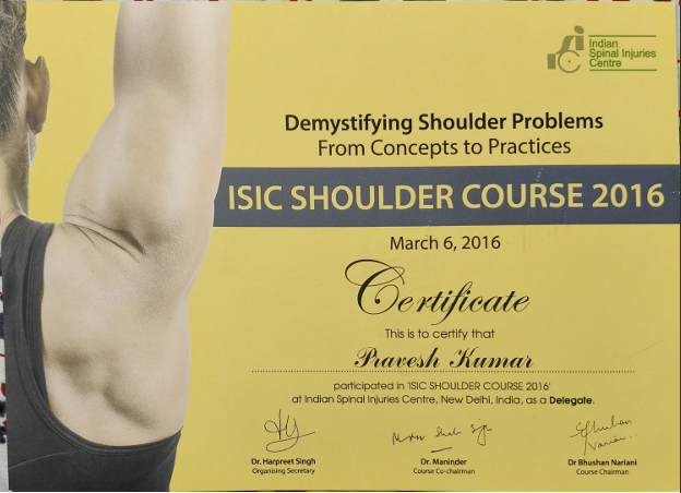 Physio Connect 2018 Certificate